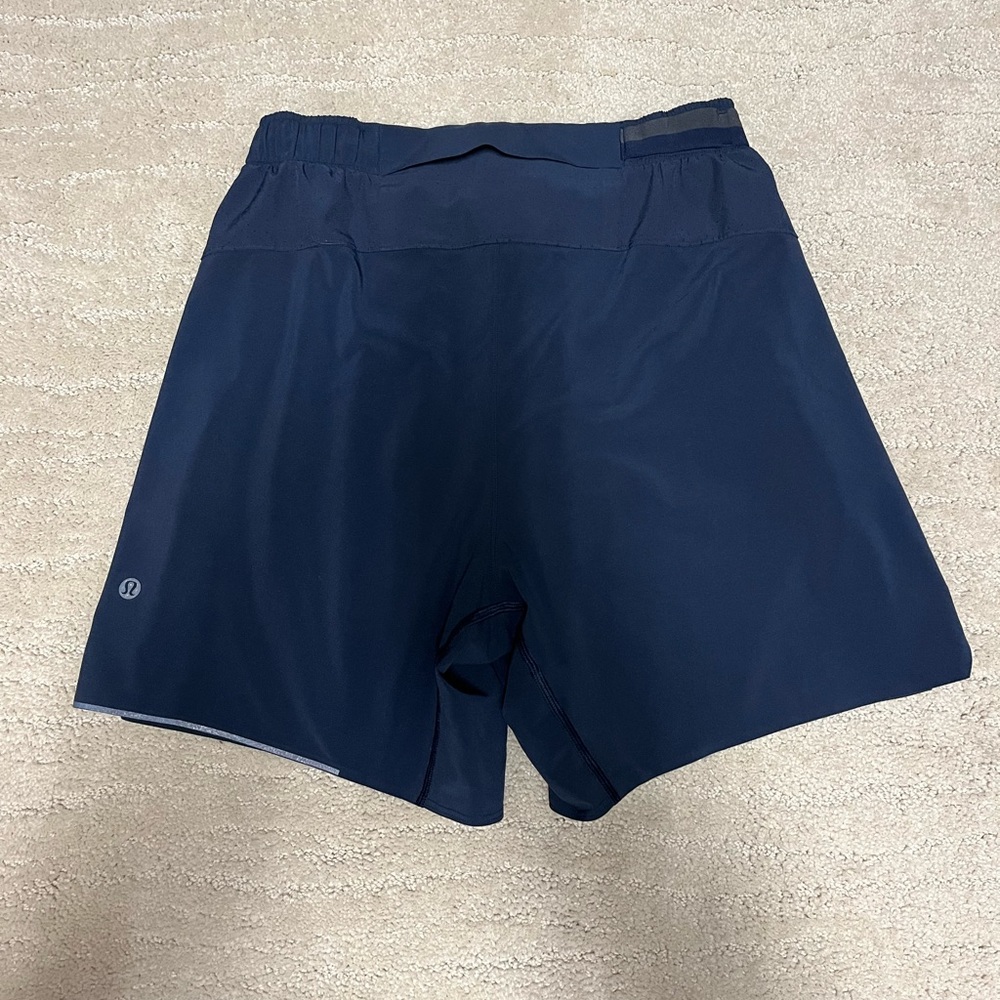 Lululemon Surge 6” Navy Men Shorts - size Small - excellent condition
